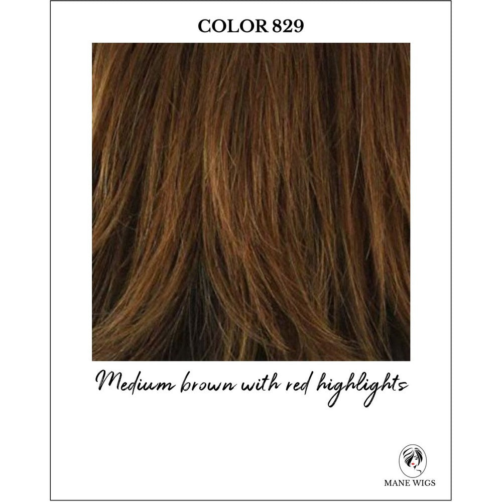 Mocha Honey (829)-Medium brown with red highlights