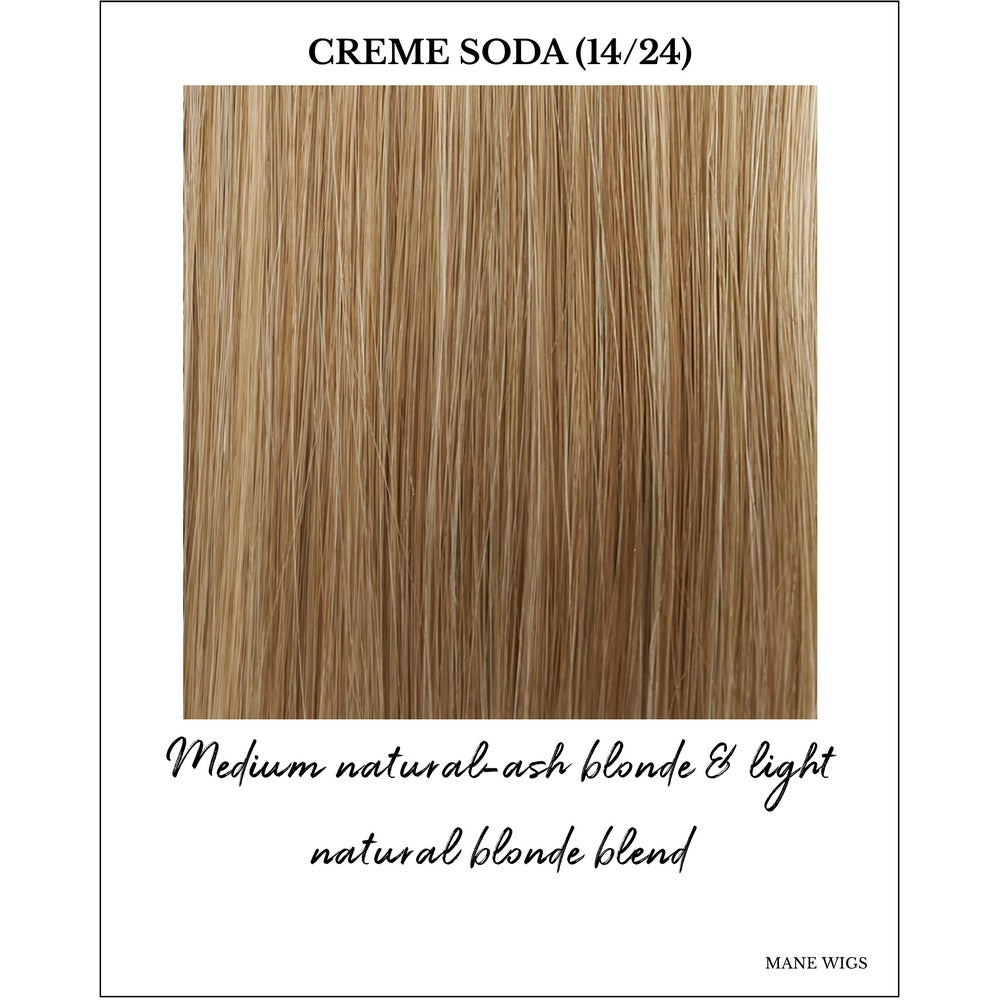 Creme Soda (14/24)-Medium natural-ash blonde & light natural blonde blend