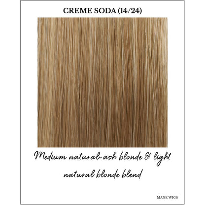 Creme Soda (14/24)-Medium natural-ash blonde & light natural blonde blend