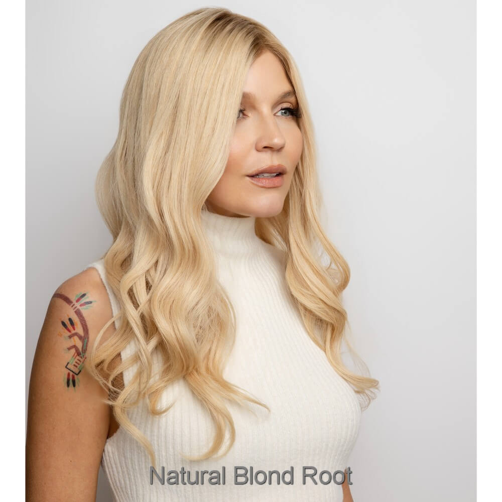 Darra by Amore wig in Natural Blond Root Image 5