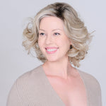 Load image into Gallery viewer, Devocion by Belle Tress wig in Rootbeer Float Blonde Image 4
