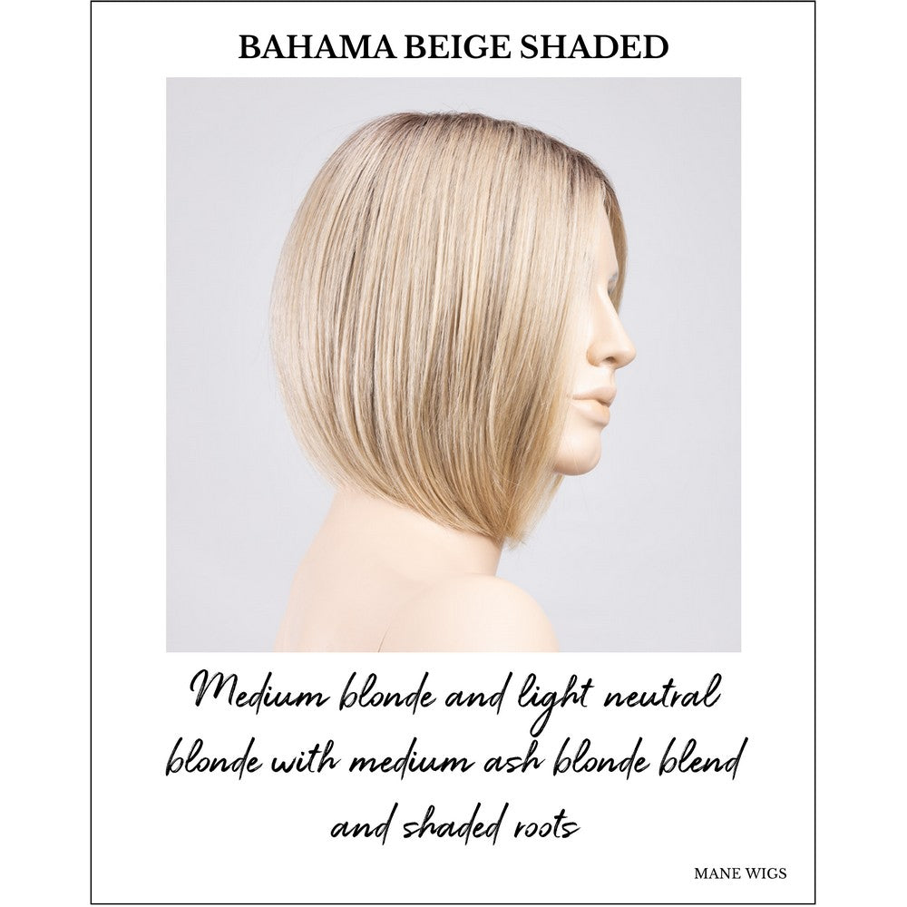 Dua by Ellen Wille in Bahama Beige Shaded-Medium blonde and light neutral blonde with medium ash blonde blend and shaded roots