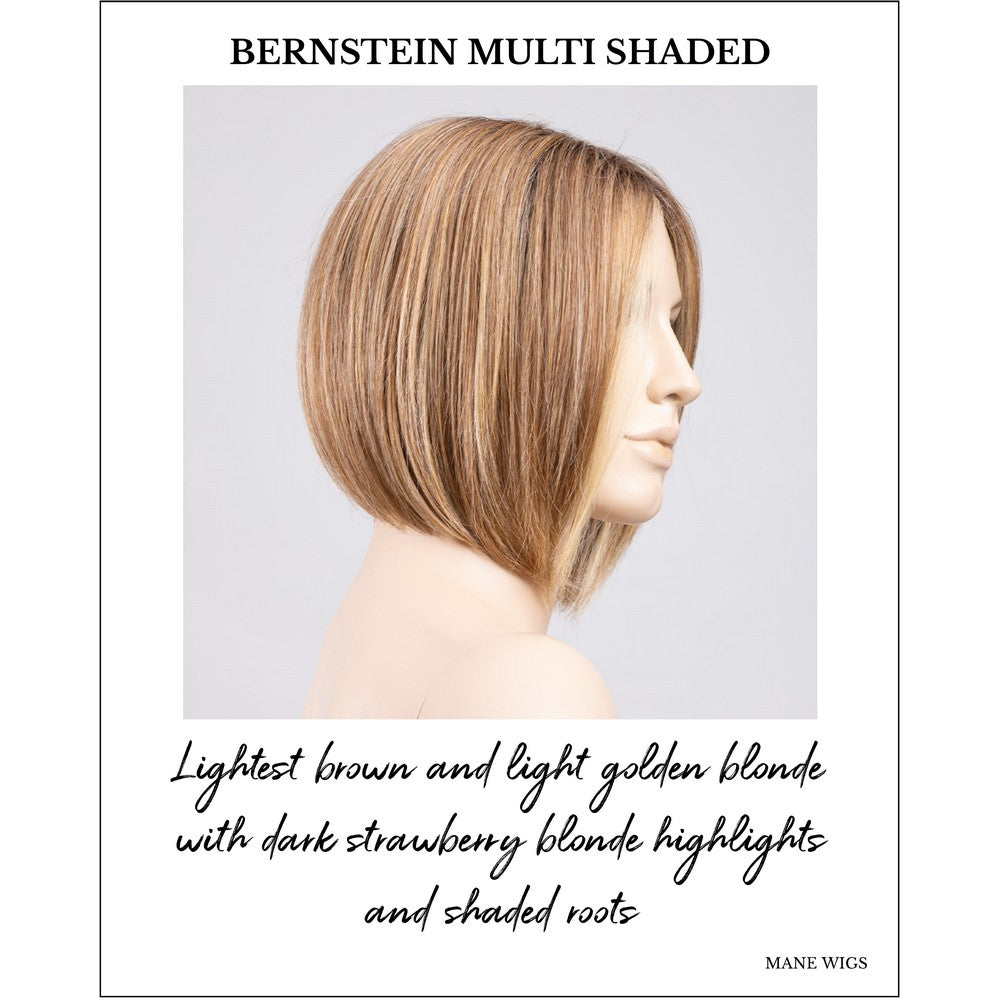Dua by Ellen Wille in Bernstein Multi Shaded-Lightest brown and light golden blonde with dark strawberry blonde highlights and shaded roots