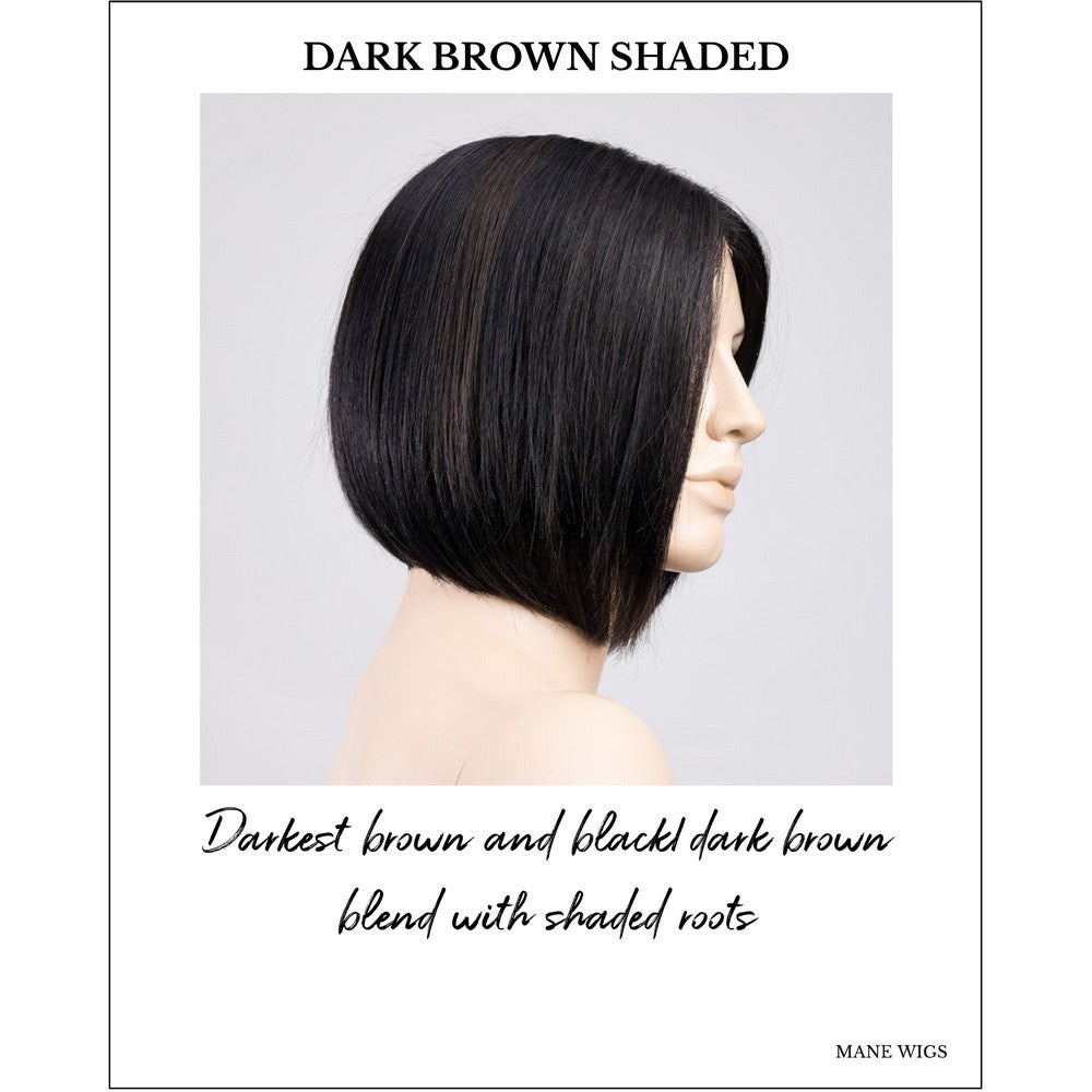 Dua by Ellen Wille in Dark Brown Shaded-Darkest brown and black/dark brown blend with shaded roots