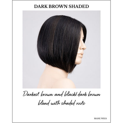 Dua by Ellen Wille in Dark Brown Shaded-Darkest brown and black/dark brown blend with shaded roots