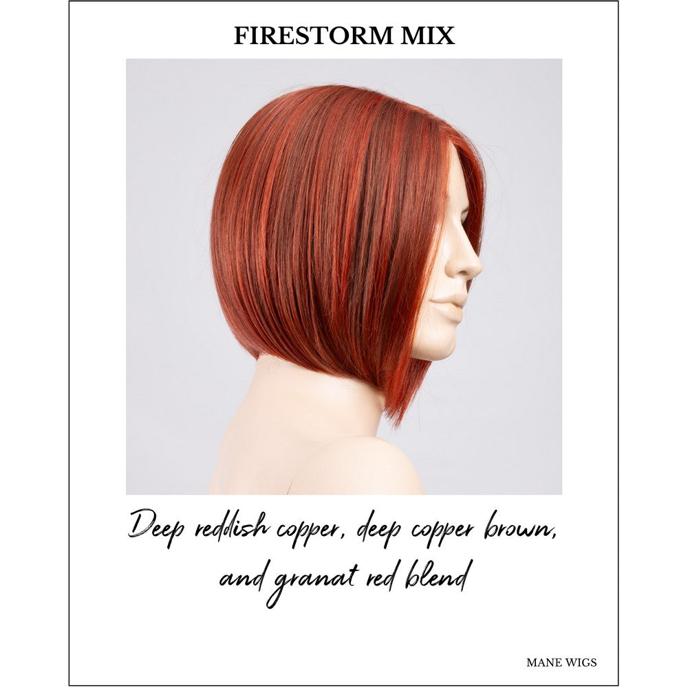 Dua by Ellen Wille in Firestorm Mix-Deep reddish copper, deep copper brown, and granat red blend