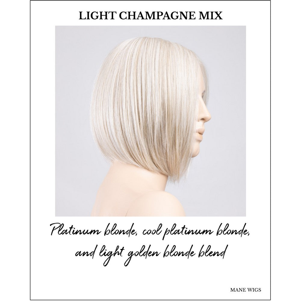Dua by Ellen Wille in Light Champagne Mix-Platinum blonde, cool platinum blonde, and light golden blonde blend