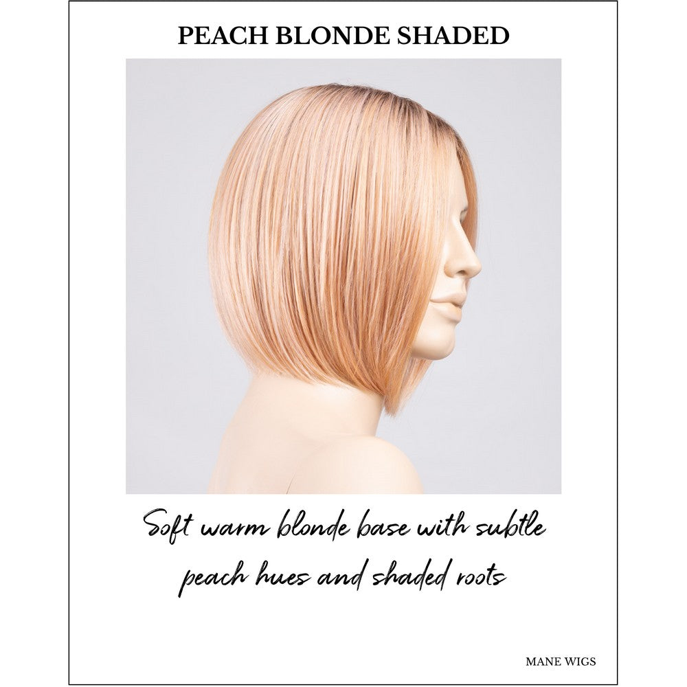 Dua by Ellen Wille in Peach Blonde Shaded-Soft warm blonde base with subtle peach hues and shaded roots