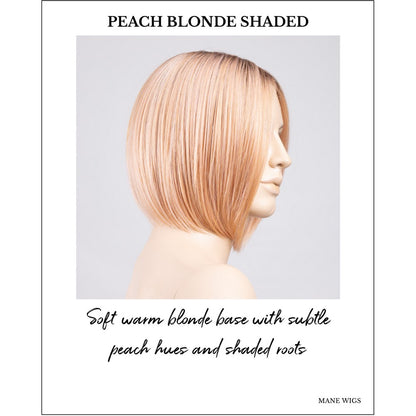 Dua by Ellen Wille in Peach Blonde Shaded-Soft warm blonde base with subtle peach hues and shaded roots