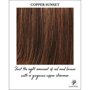 COPPER SUNSET-Just the right amount of red and brown with a gorgeous copper shimmer