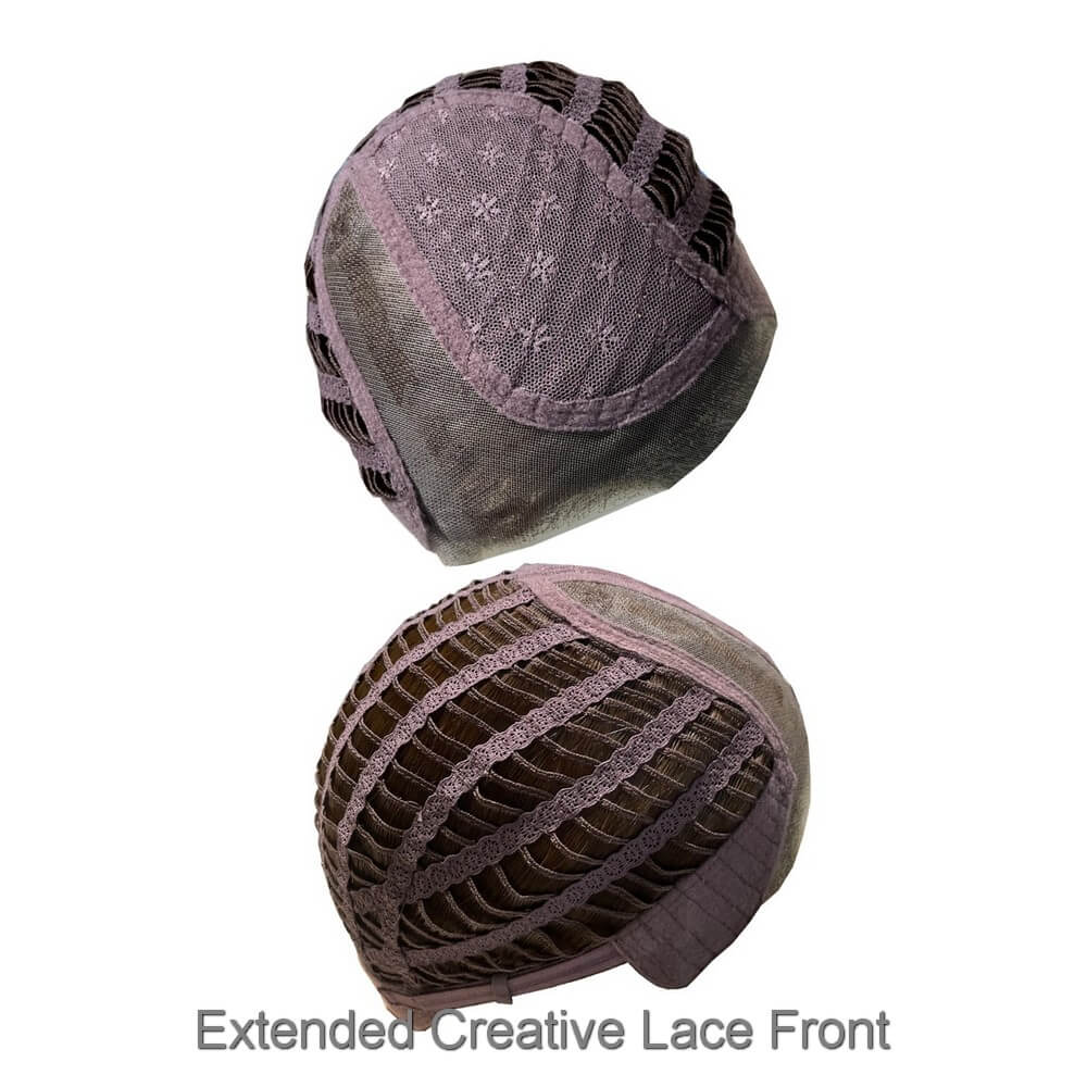 Extended Creative Lace Front cap construction