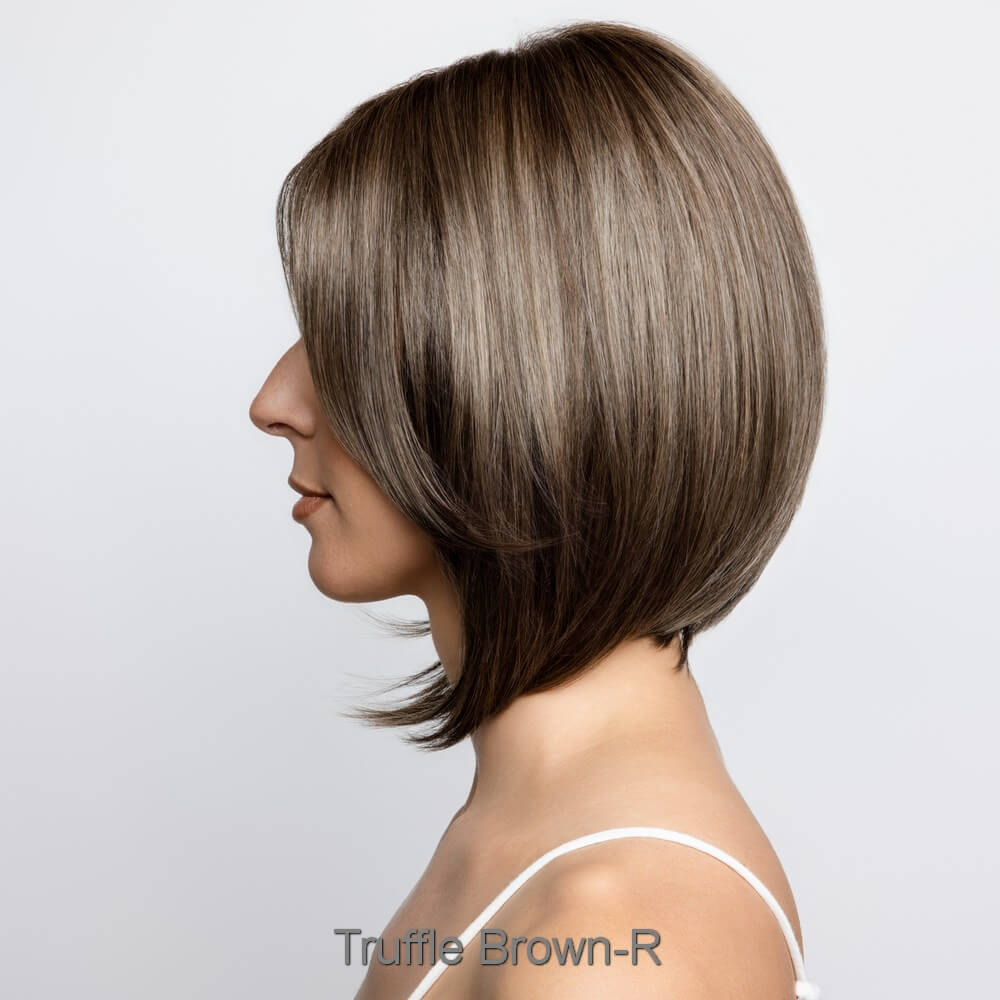 Findley by Amore wig in Truffle Brown-R Image 5