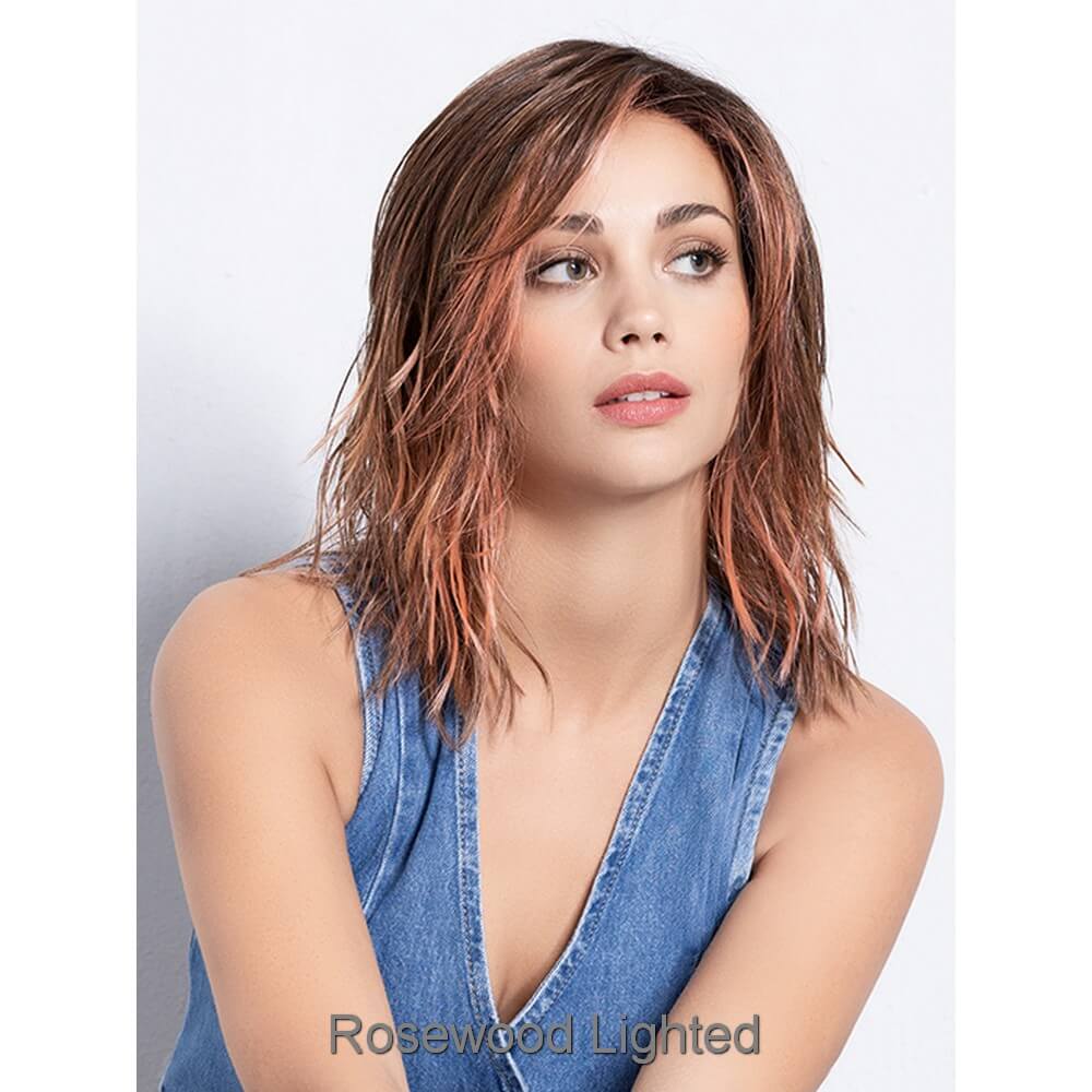 Flow by Ellen Wille wig in Rosewood Lighted