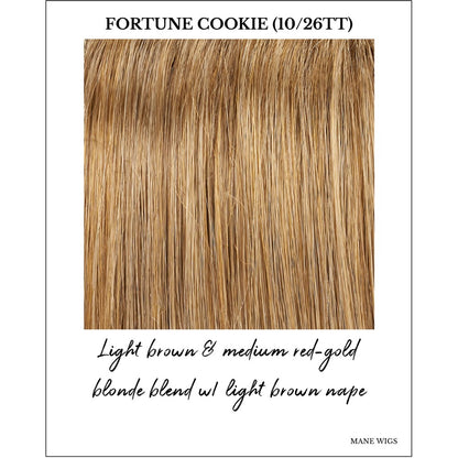 Fortune Cookie (10/26TT)-Light brown & medium red-gold blonde blend w/ light brown nape