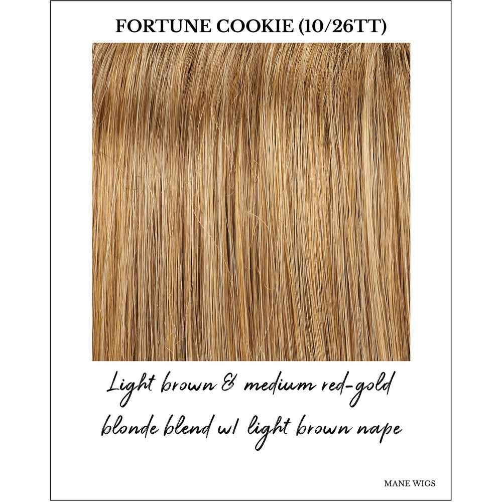 Fortune Cookie (10/26TT)-Light brown & medium red-gold blonde blend w/ light brown nape