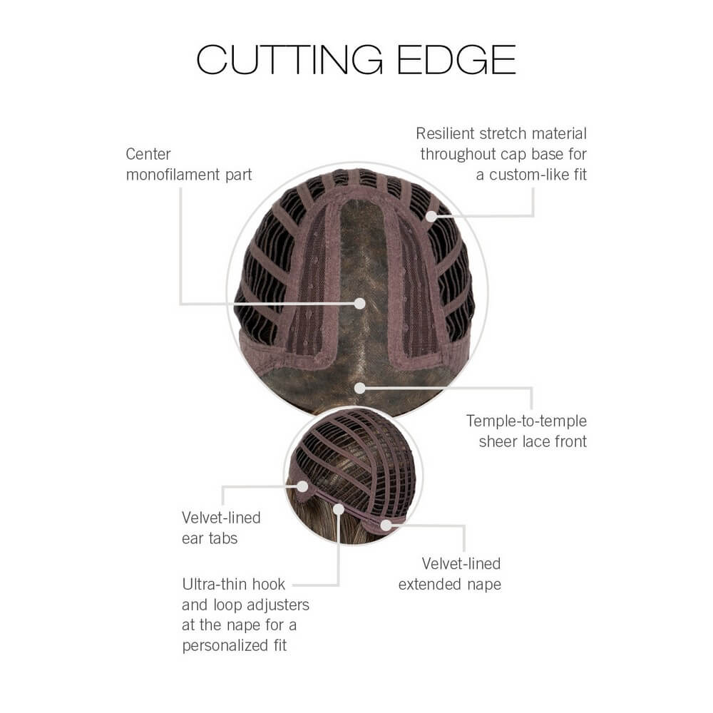 Cutting Edge by Gabor (Lace Front-Mono Top Wig)