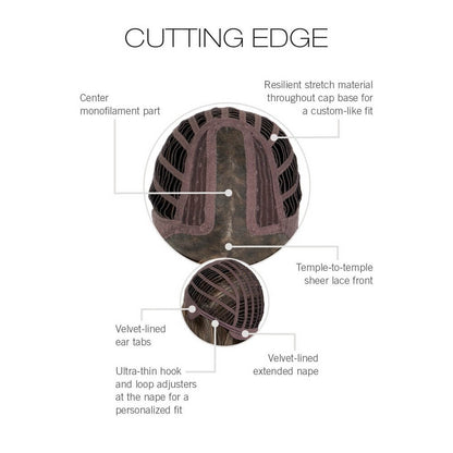 Cutting Edge by Gabor (Lace Front-Mono Top Wig)