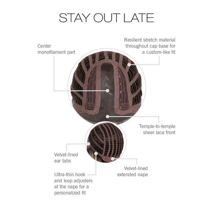 Stay Out Late by Gabor (Lace Front-Mono Top Wig)