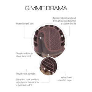 Gimme Drama by Gabor wig Cap Construction