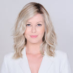 Load image into Gallery viewer, Dalgona 16 Hand Tied by Belle Tress wig in Butterbeer Blonde Image 1
