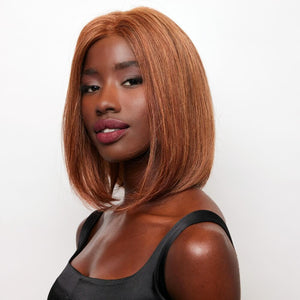 Harriet by Alexander Human Hair wig in Autumn Teak Image 3
