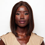 Load image into Gallery viewer, Harriet by Alexander Human Hair wig in Coco Brown Image 2
