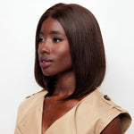 Load image into Gallery viewer, Harriet by Alexander Human Hair wig in Coco Brown Image 3
