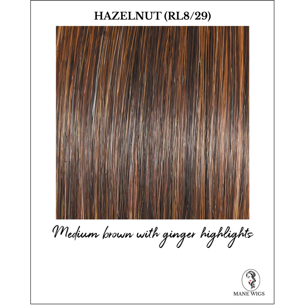 Hazelnut (RL8/29)-Medium brown with ginger highlights