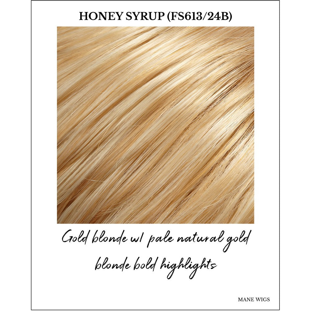 Honey Syrup (FS613/24B)-Gold blonde w/ pale natural gold blonde bold highlights