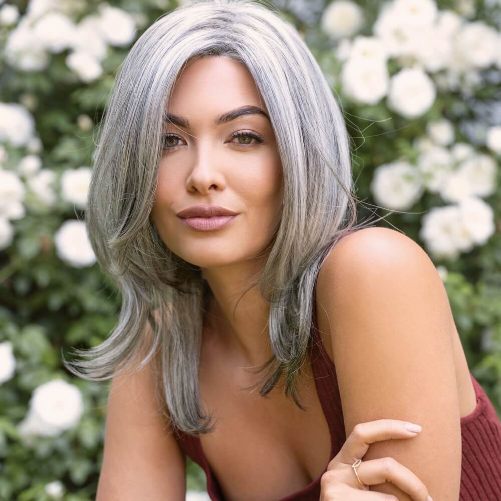 Jodie by Orchid wig in Salt & Pepper Image 1