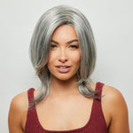 Load image into Gallery viewer, Jodie by Orchid wig in Salt &amp; Pepper Image 3
