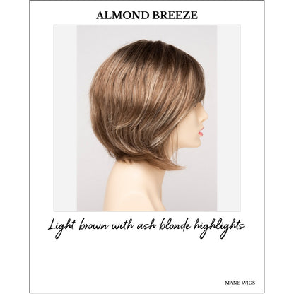 Juliet wig by Envy in Almond Breeze-Light brown with ash blonde highlights