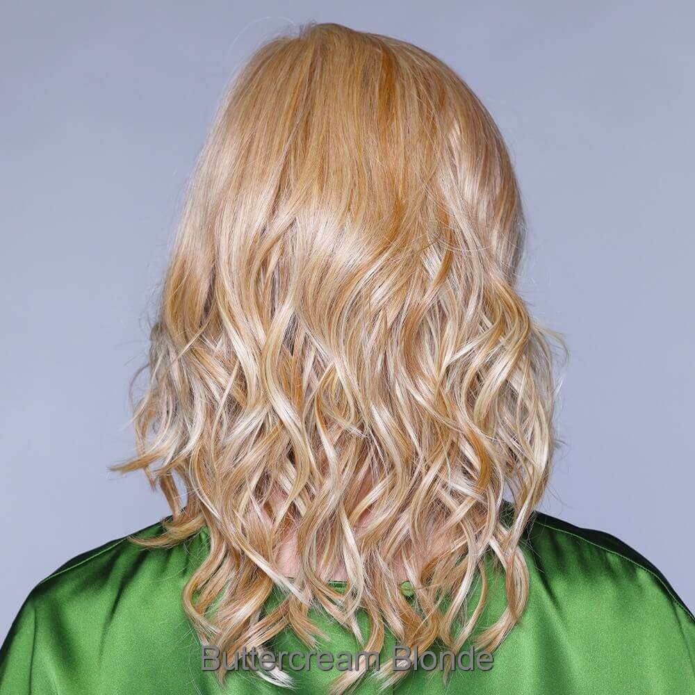 Laguna Beach by Belle Tress wig in Buttercream Blonde Image 5