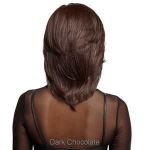 Luxe Sleek by Rene of Paris wig in Dark Chocolate Image 5