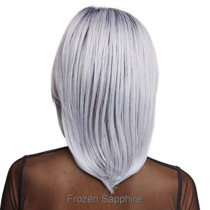 Luxe Sleek by Rene of Paris wig in Frozen Sapphire Image 5
