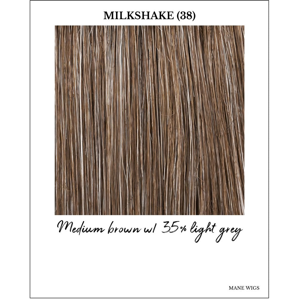 Milkshake (38)-Medium brown w/ 35% light grey