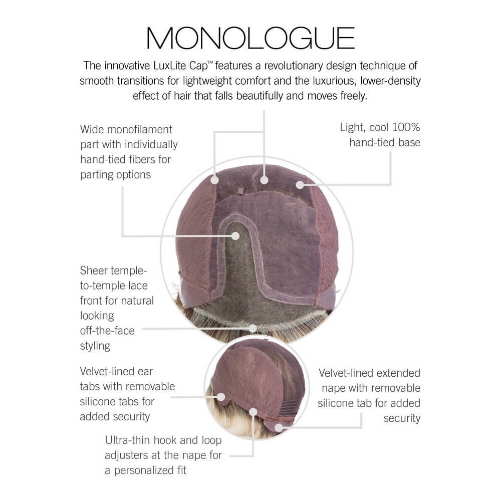 Monologue by Raquel Welch cap construction