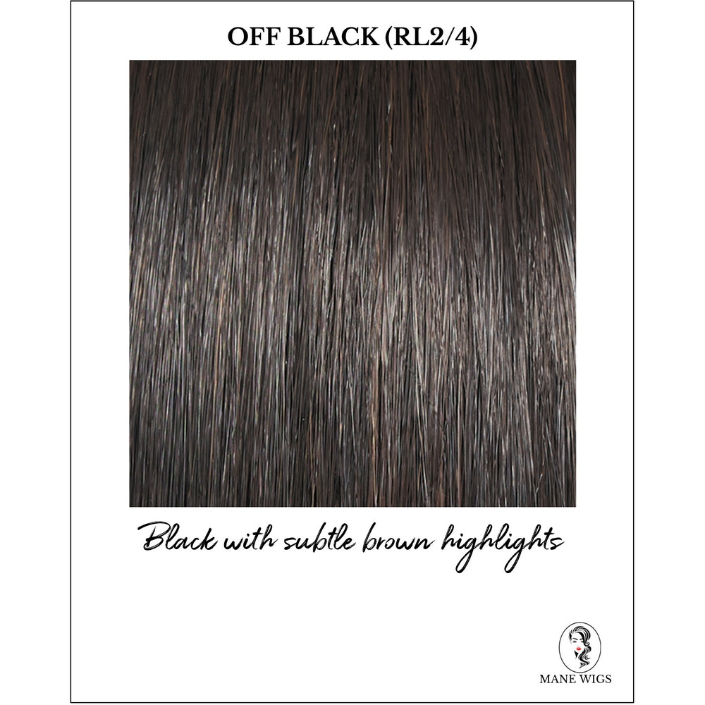 Off Black (RL2/4)-Black with subtle brown highlights