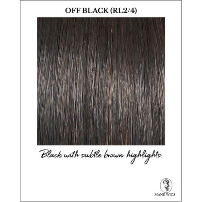 Off Black (RL2/4)-Black with subtle brown highlights