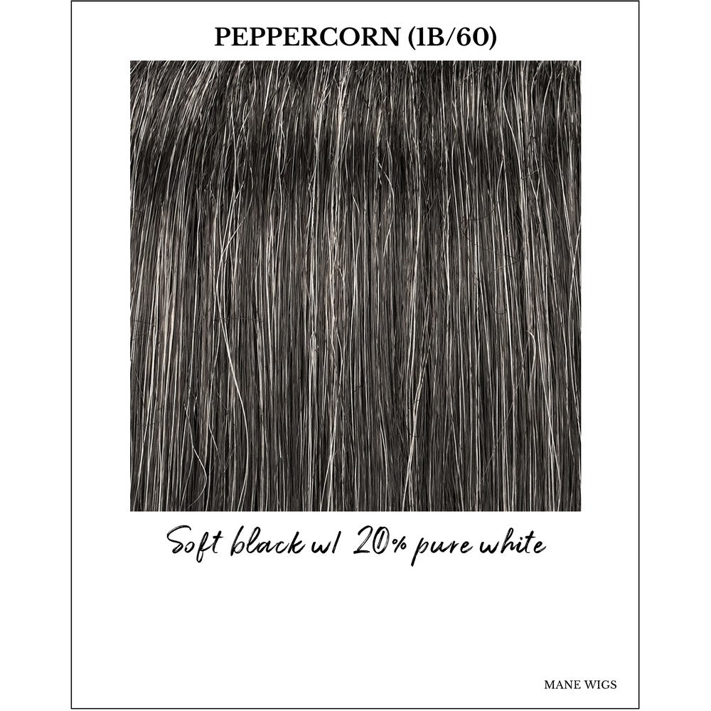 Peppercorn (1B/60)-Soft black w/ 20% pure white