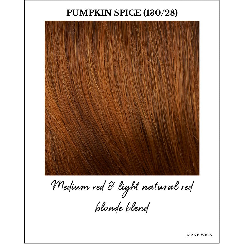 Pumpkin Spice (130/28)-Medium red & light natural red blonde blend
