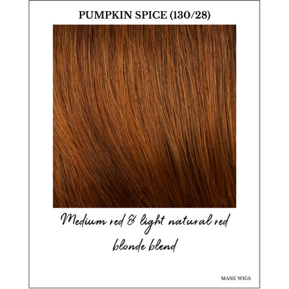 Pumpkin Spice (130/28)-Medium red & light natural red blonde blend
