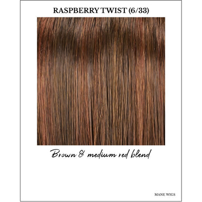 Raspberry Twist (6/33)-Brown & medium red blend