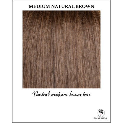 Medium Natural Brown-Neutral medium brown tone