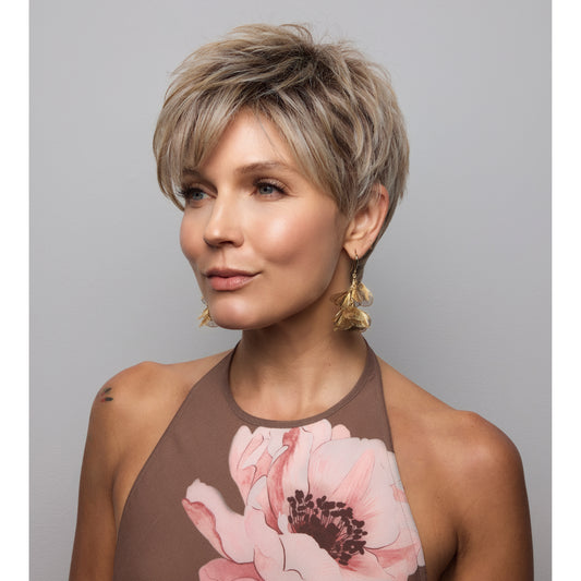 Rin by Noriko wig in Sea Salt Blond-R