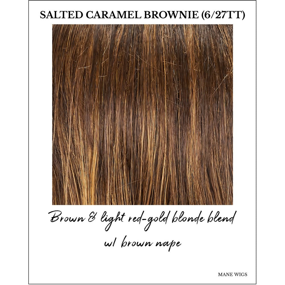 Salted Caramel (FS26/31S6)-Medium natural red brown w/ medium red gold blonde bold highlights, shaded w/ brown