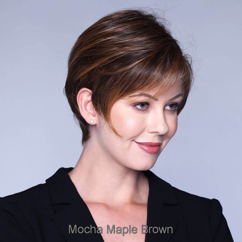 San Francisco by Belle Tress wig in Mocha Maple Brown Image 3