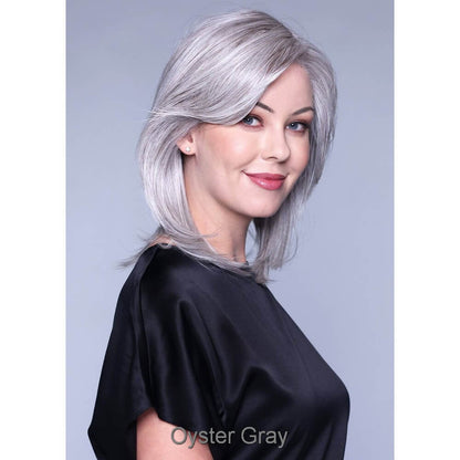 Santa Barbara by Belle Tress wig in Oyster Gray Image 5