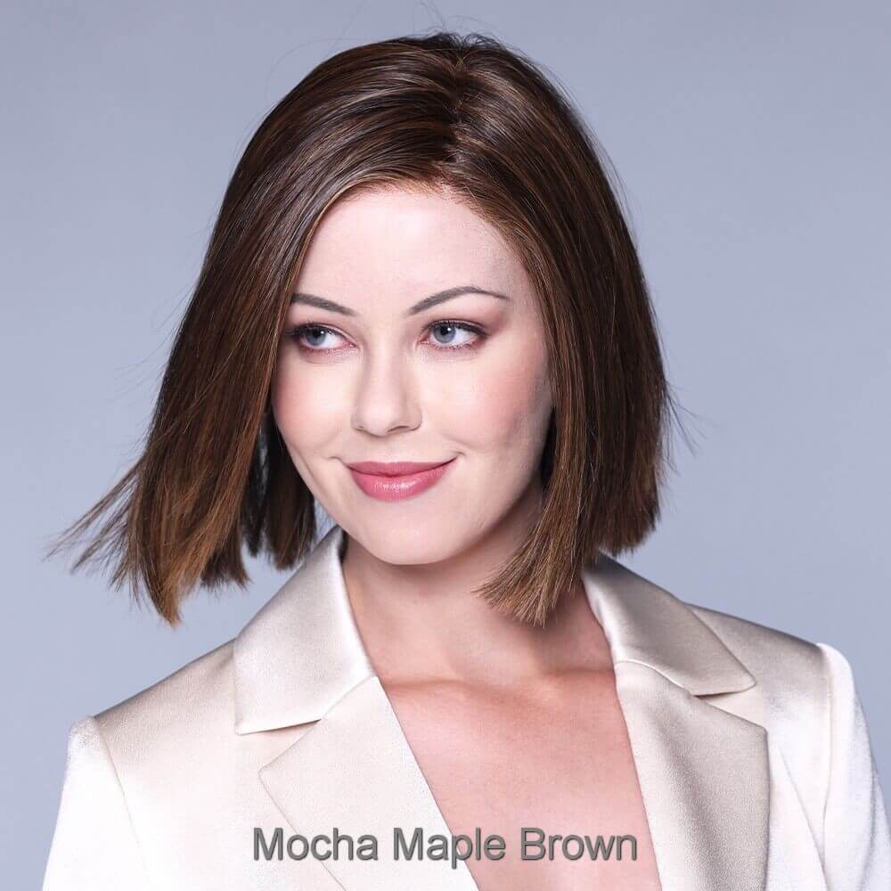 Santa Monica by Belle Tress wig in Mocha Maple Brown Image 6