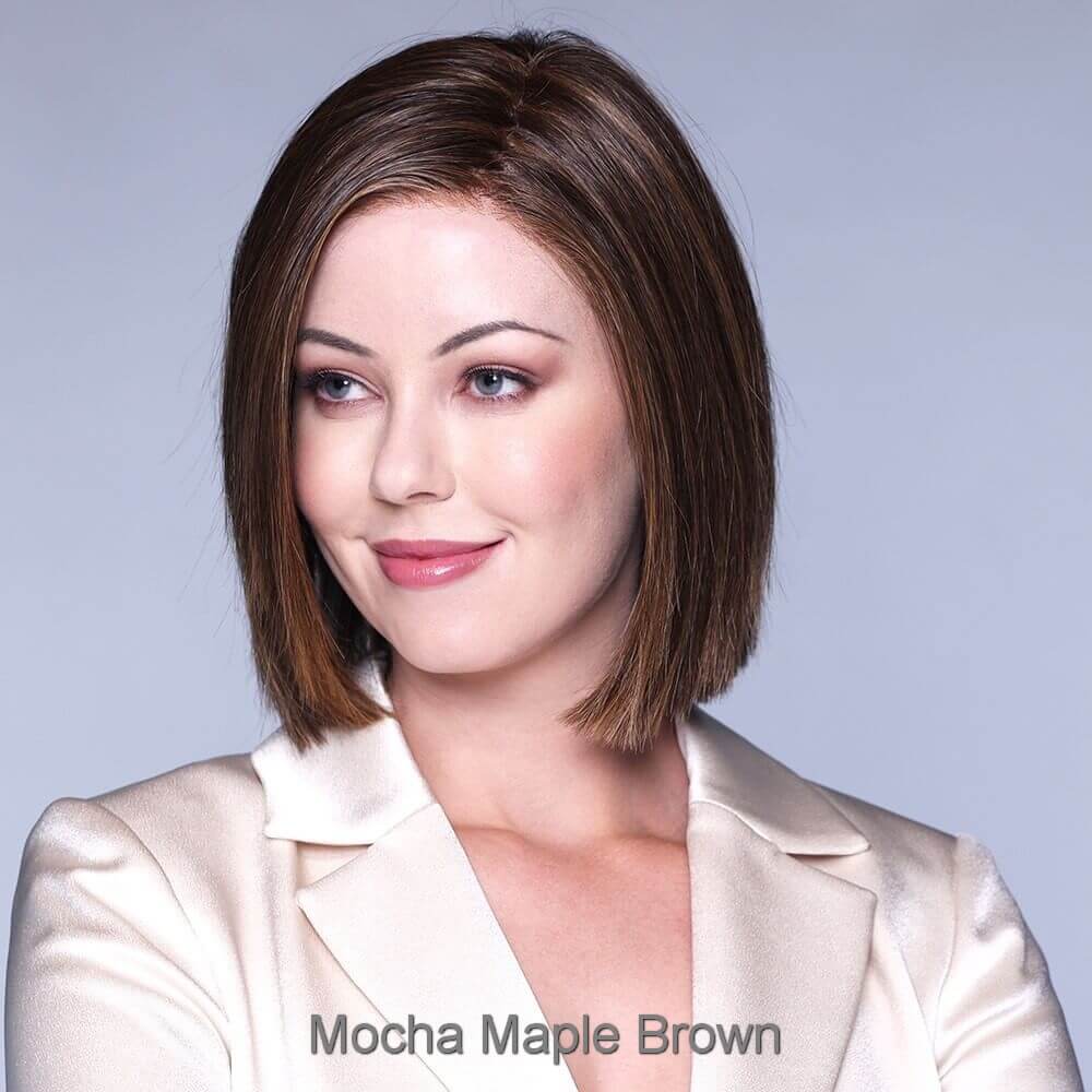 Santa Monica by Belle Tress wig in Mocha Maple Brown Image 3